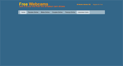 Desktop Screenshot of gratiswebcamseks.net